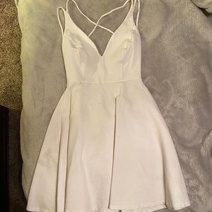 White Lulus dress